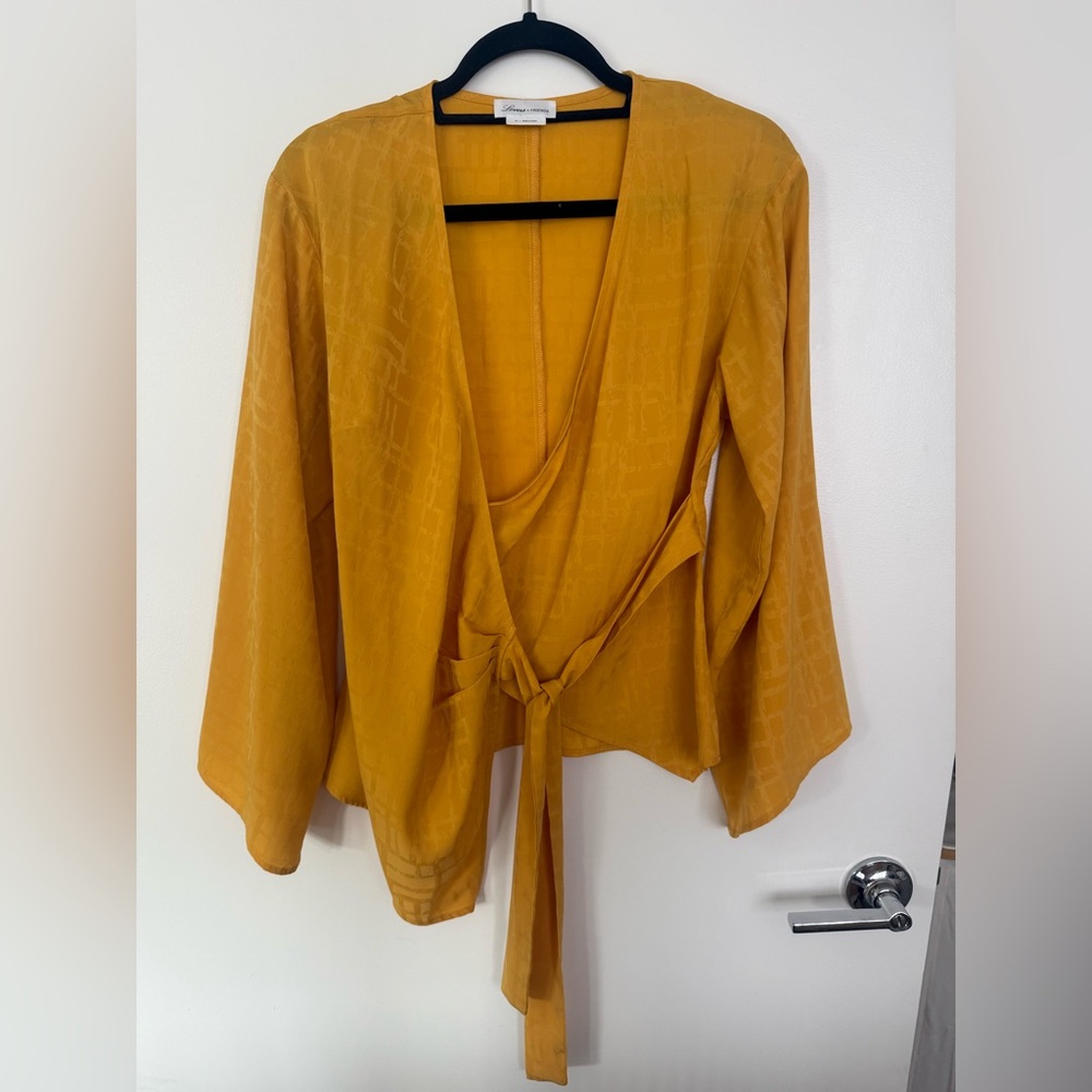 Lovers + Friends XS Clarese Top in Honey Yellow